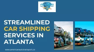 Car Shipping Services in Atlanta