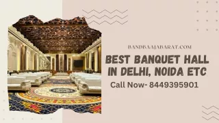 Best Banquet Hall in Delhi