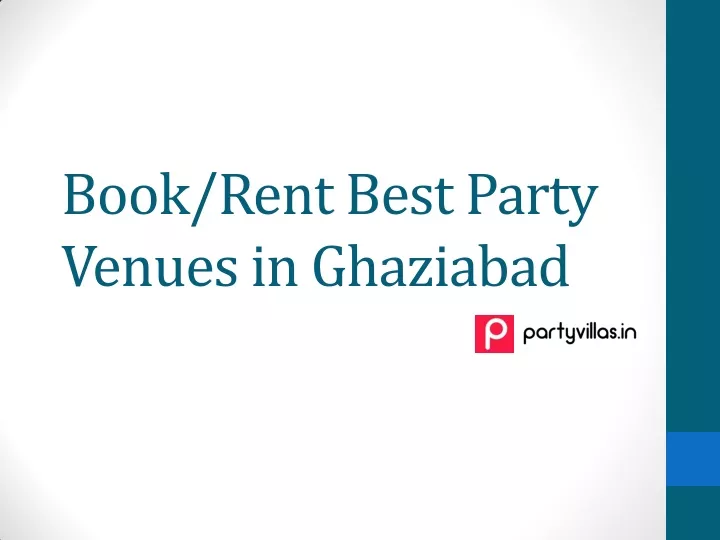 book rent best party venues in ghaziabad