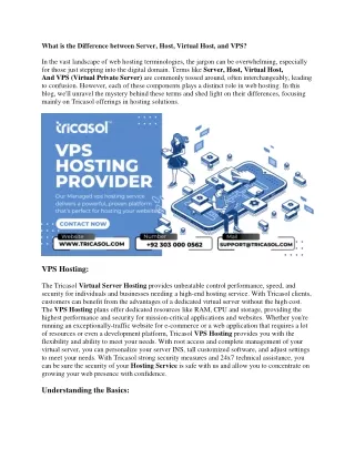 what is the difference between server host