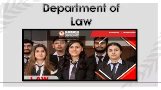 department of law