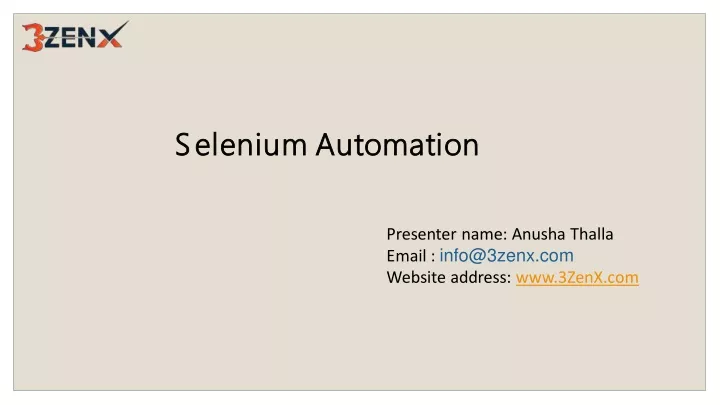 selenium automation selenium automation