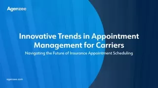 Innovative Trends in Appointment Management for Carriers