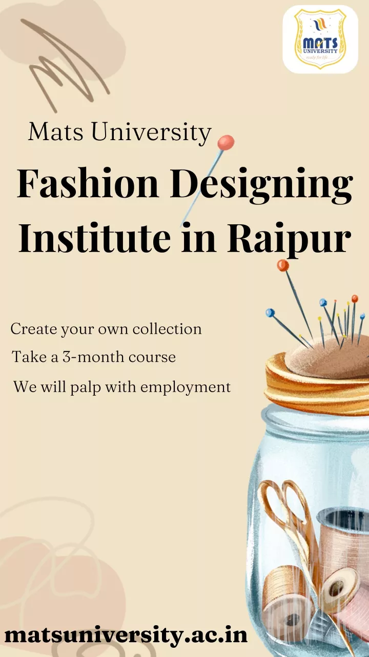 mats university fashion designing institute