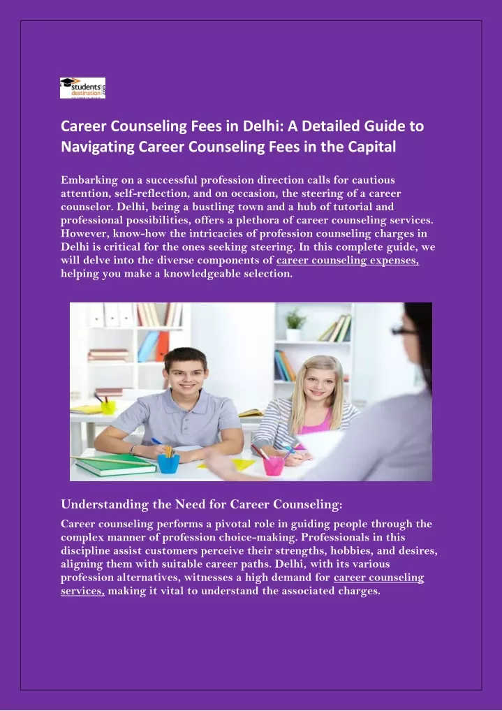 career counseling fees in delhi a detailed guide