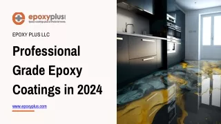 Top Professional Grade Epoxy Coatings in 2024 - Epoxy PLus LLC