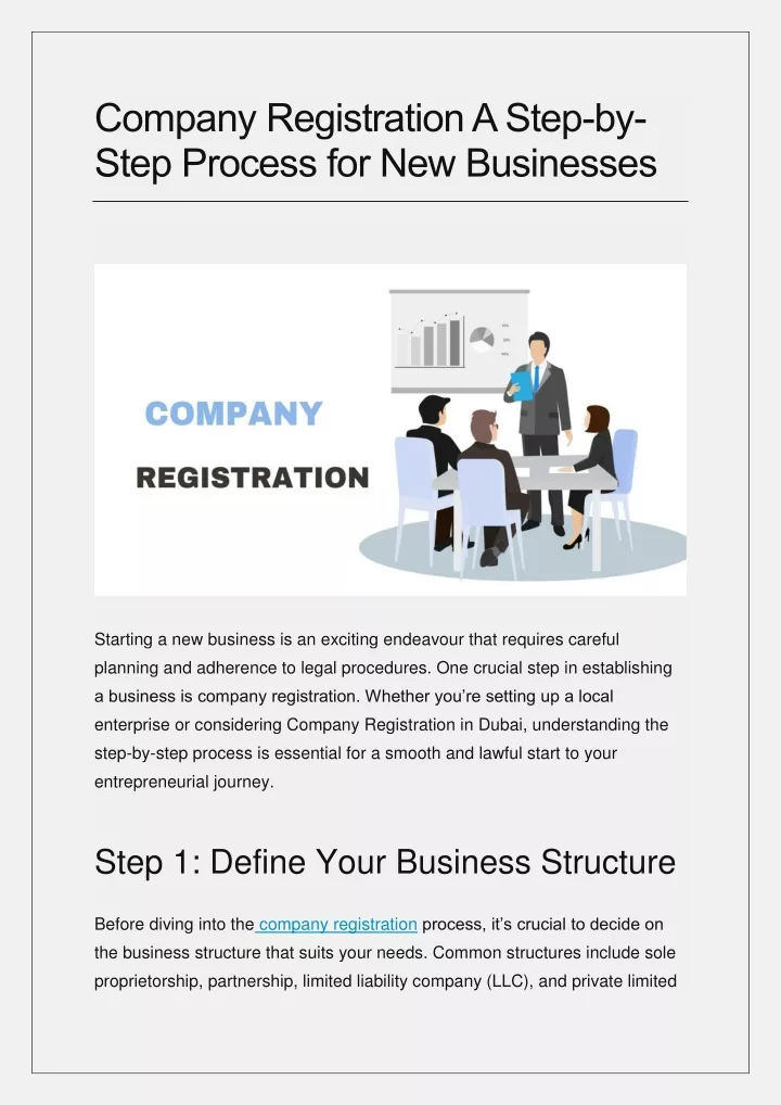 company registration a step by step process