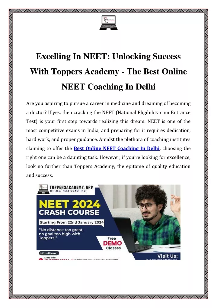 excelling in neet unlocking success