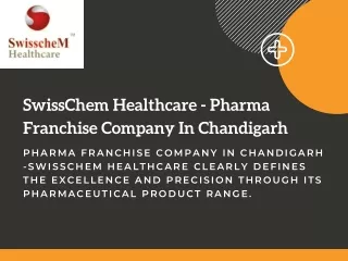 Pharma Franchise Company In Chandigarh-Swisschem-Healthcare