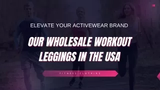 Our Wholesale Workout Leggings in the USA
