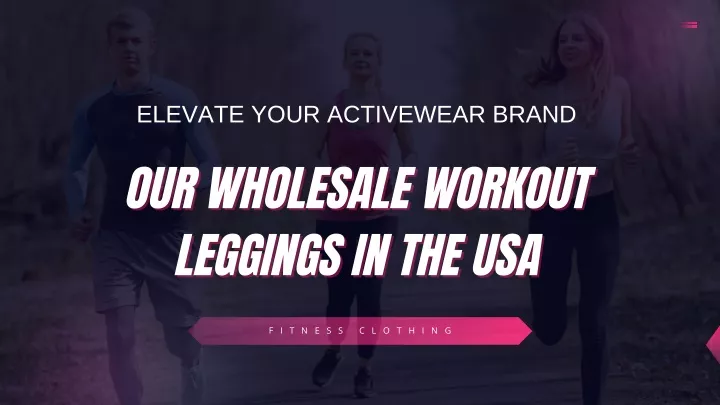 elevate your activewear brand
