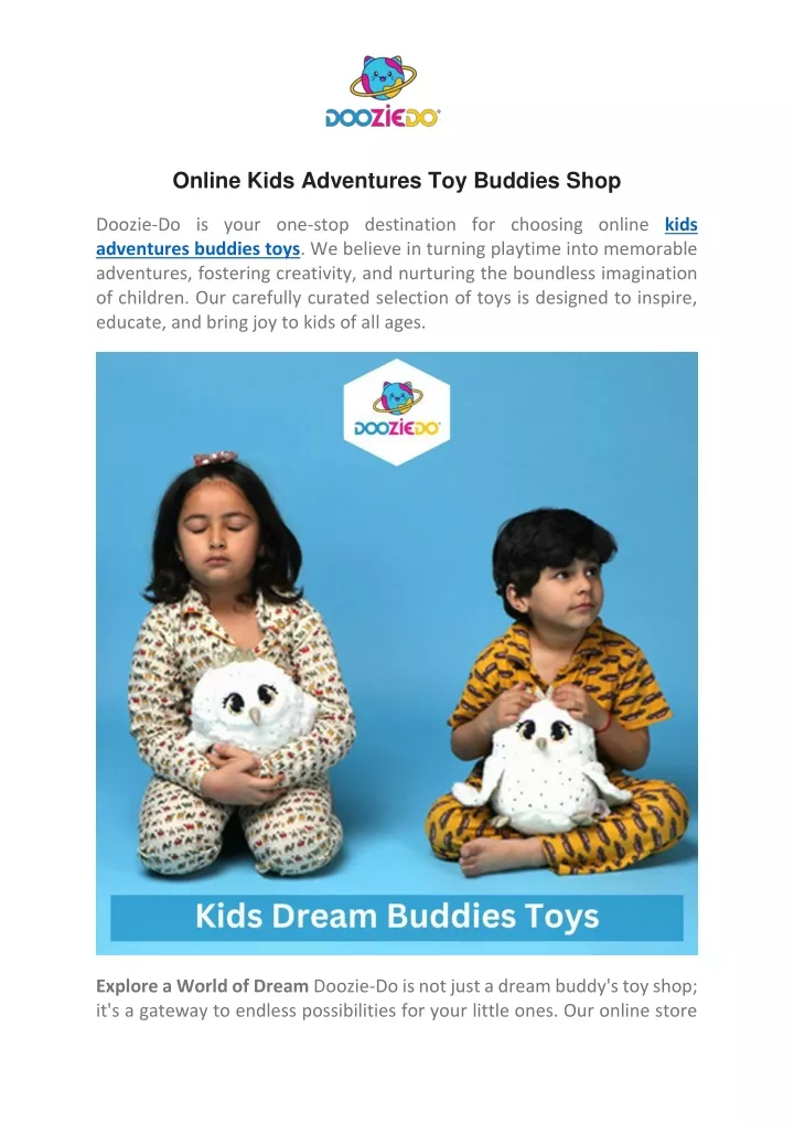 online kids adventures toy buddies shop