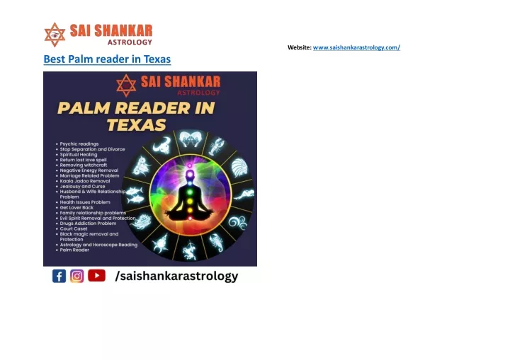 website www saishankarastrology com best palm