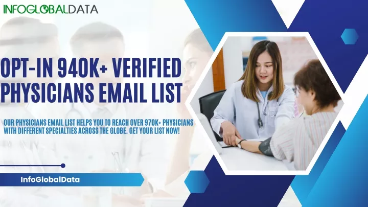 opt in 940k verified physicians email list