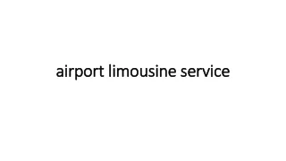 airport limousine service