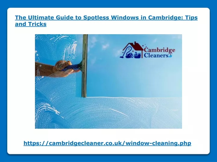 the ultimate guide to spotless windows