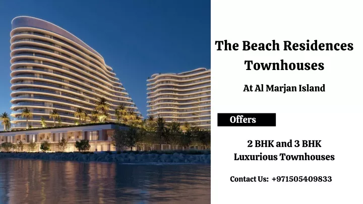 the beach residences townhouses