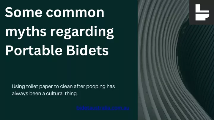 some common myths regarding portable bidets