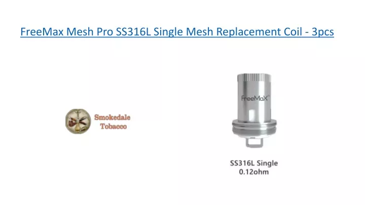 freemax mesh pro ss316l single mesh replacement