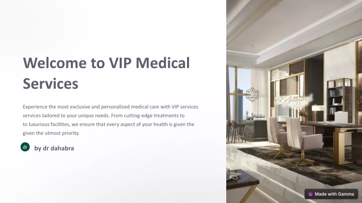 welcome to vip medical services