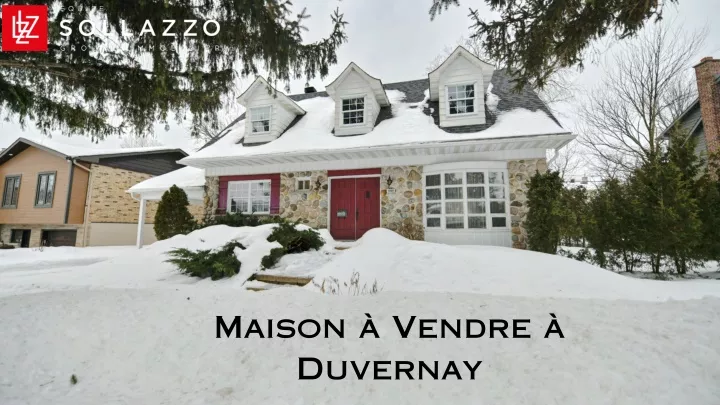 maison vendre duvernay