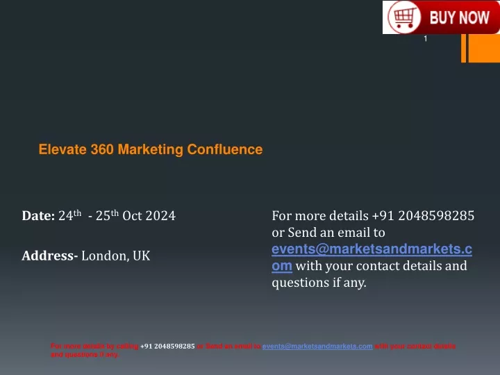 elevate 360 marketing confluence