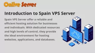 introduction to spain vps server