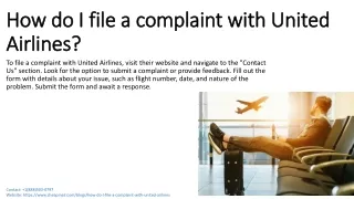 Can I complain to United Airlines?