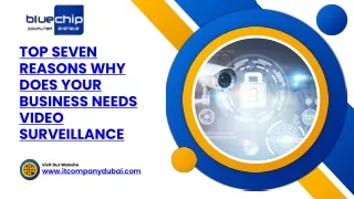 Top Seven Reasons Why Does Your Business Needs Video Surveillance