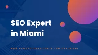 SEO Expert in Miami