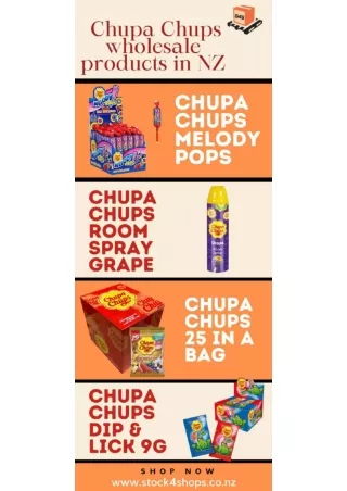 Stock4Shops: Your Premier Wholesale Supplier for Chupa Chups