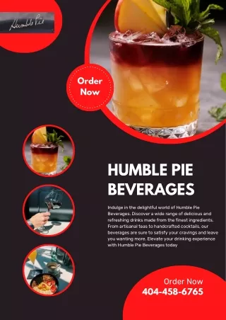 Humble Pie Beverages Atlanta - Humble Pie