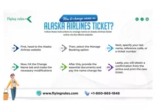 How to change name on Alaska Airlines ticket?