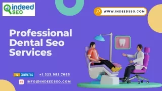Dental SEO Services by IndeedSEO: Your Practice's Competitive Edge