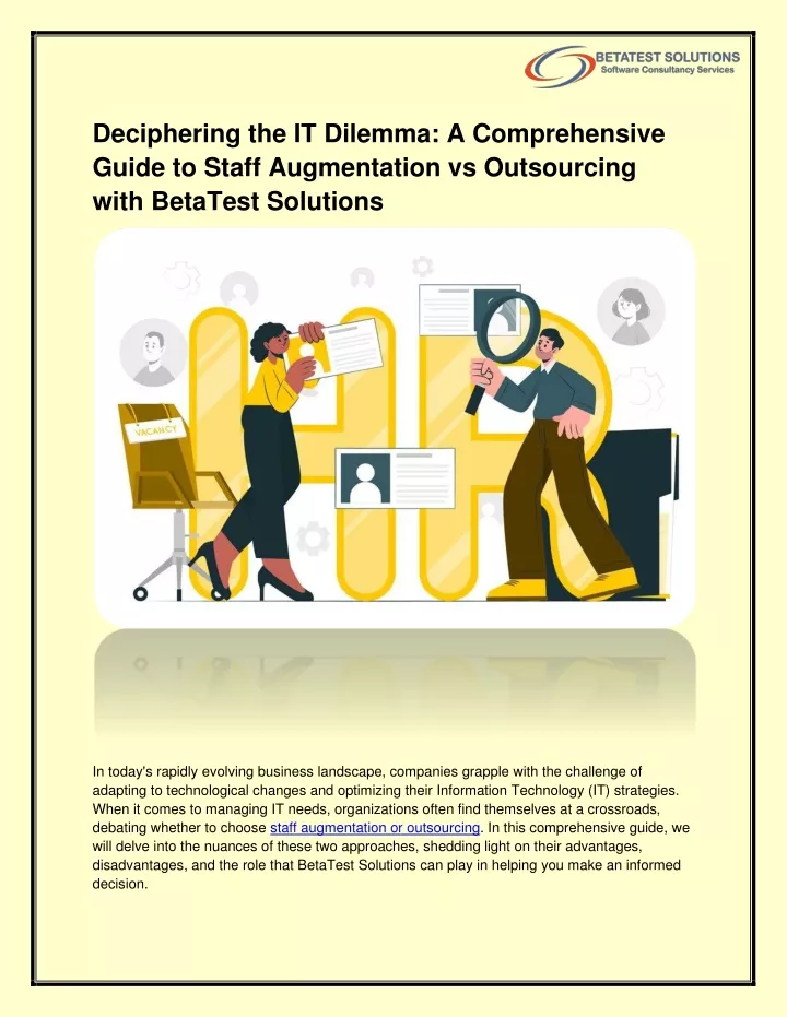 deciphering the it dilemma a comprehensive guide