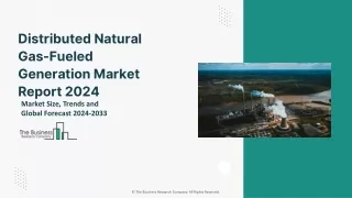 distributed natural gas fueled generation market