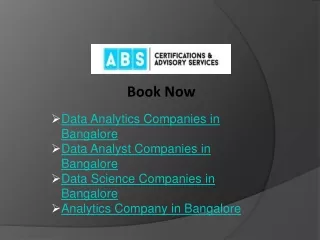 Analytical Company in Bangalore