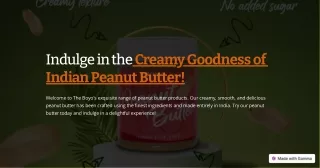 indulge in the creamy goodness of indian peanut