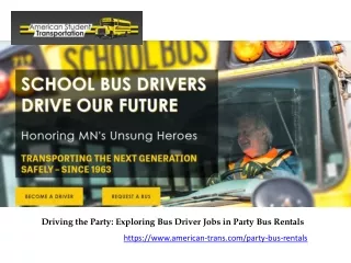 driving the party exploring bus driver jobs