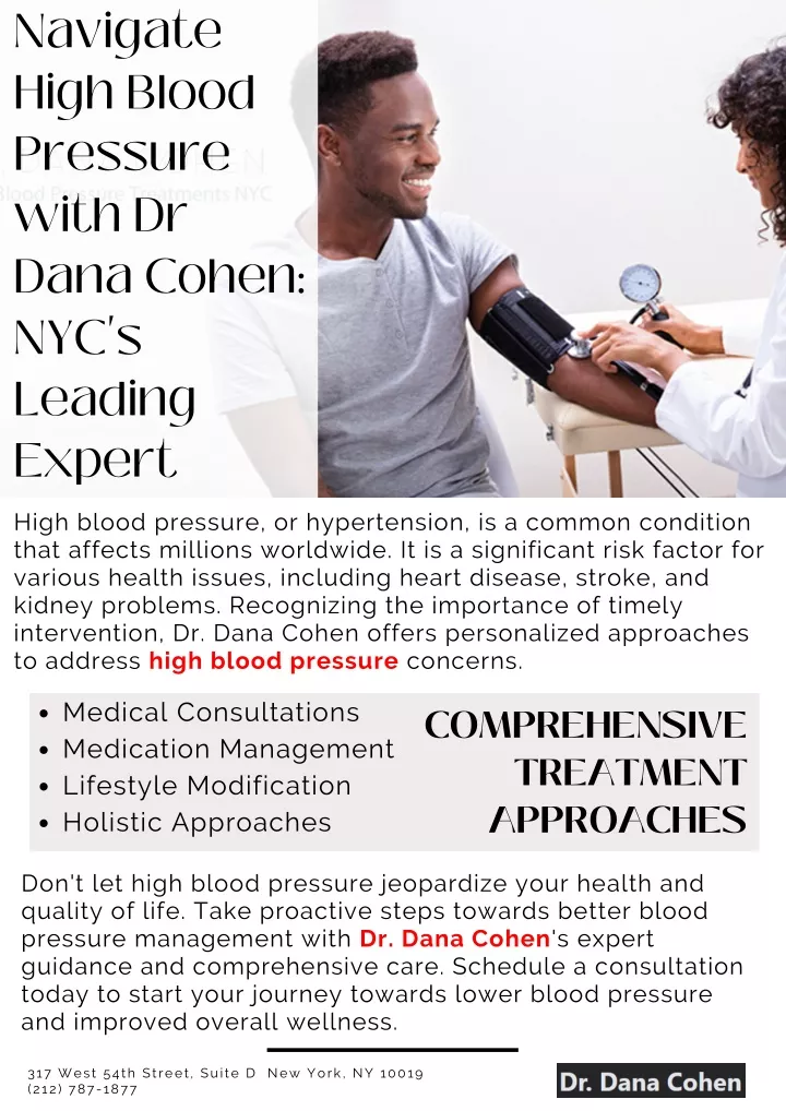 navigate high blood pressure with dr dana cohen