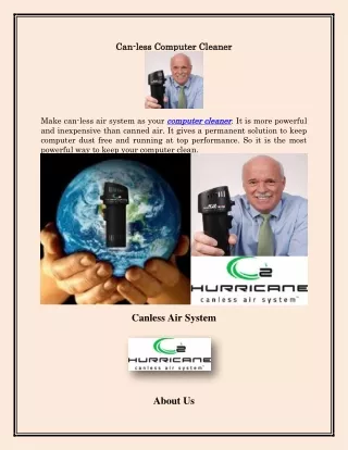 Can-less Air Computer Cleaner, canlessair.com