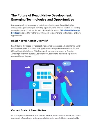 The Future of React Native Development_ Emerging Technologies and Opportunities
