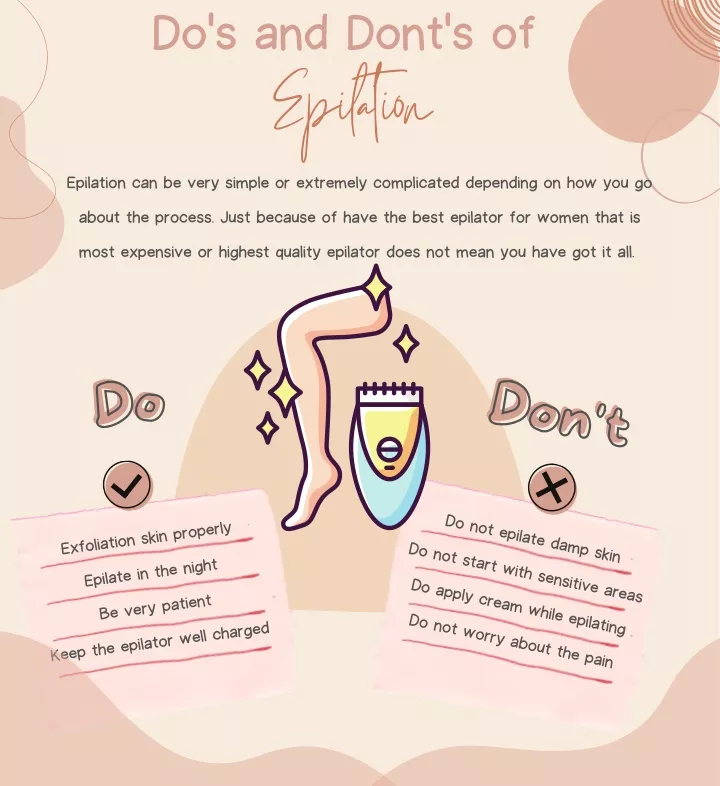do s and dont s of epilation epilation