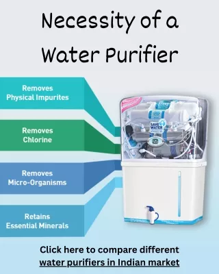 Necessity of a Water Purifier