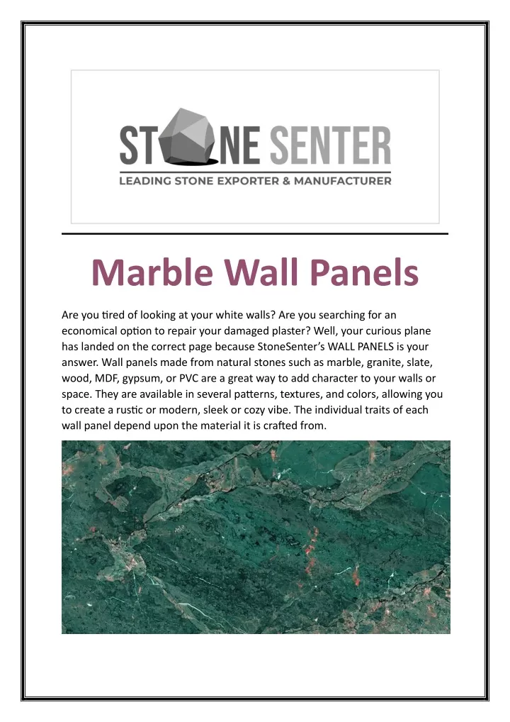 marble wall panels