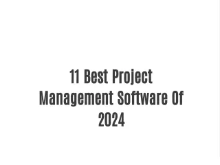 11 best project management software of 2024