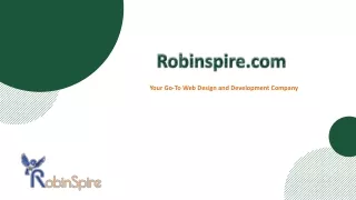 Unveiling Excellence: Robinspire - Your Go-To Web Design and Development Company