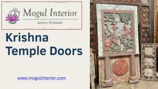 Krishna Temple Doors - www.mogulinterior.com