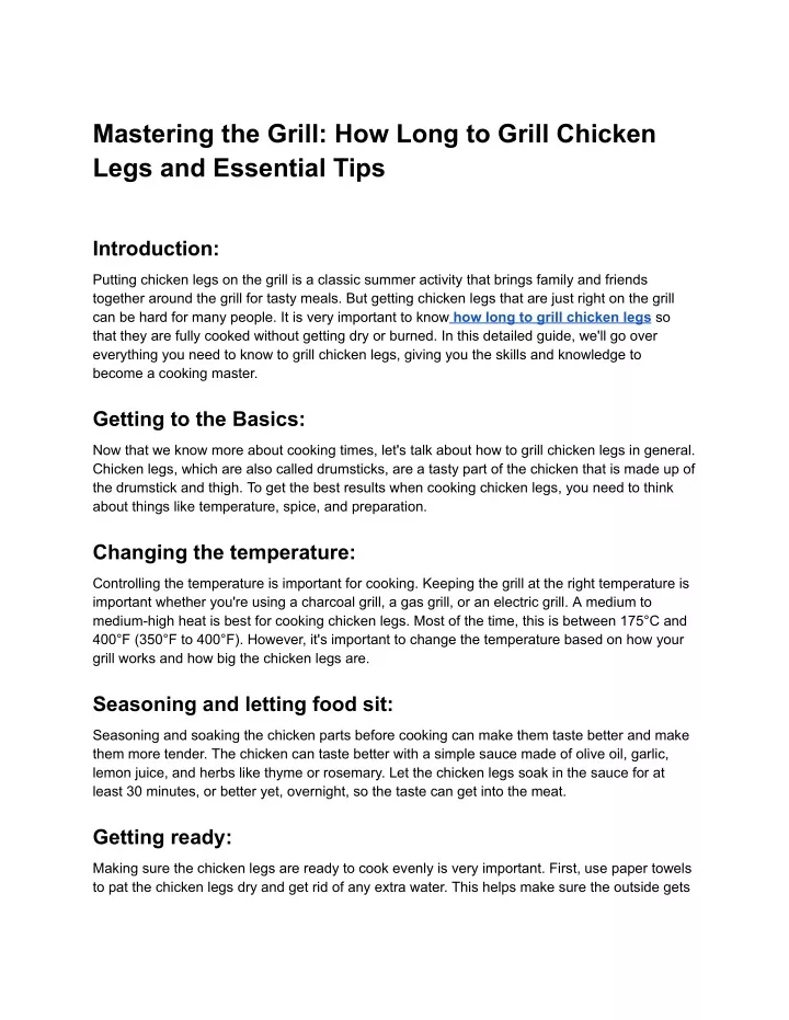 mastering the grill how long to grill chicken