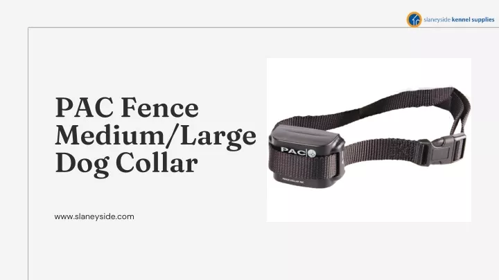 pac fence medium large dog collar